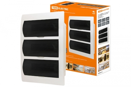 TDM ELECTRIC SQ0902-0011 Бокс ЩРВ-П-45 модулей встраиваемый пластик IP41 TDM